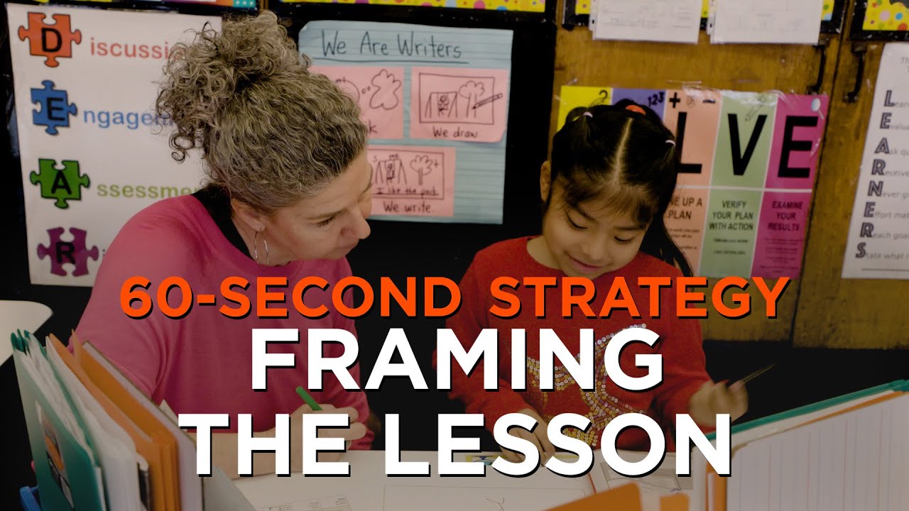 60-Second Strategy: Framing the Lesson